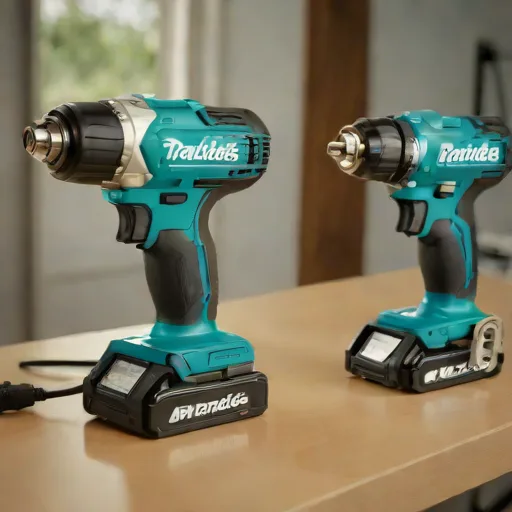 Perceuse visseuse Makita 18V + 2 batteries