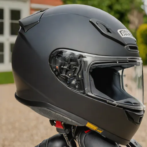 Casque moto Shoei NXR2 noir mat L - Photo 2