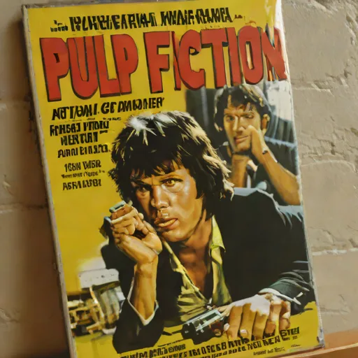 Affiche cinéma originale Pulp Fiction - Photo 2