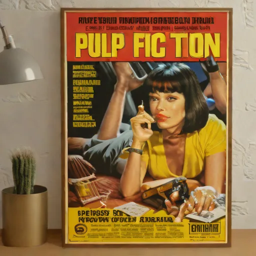 Affiche cinéma originale Pulp Fiction - Photo 3