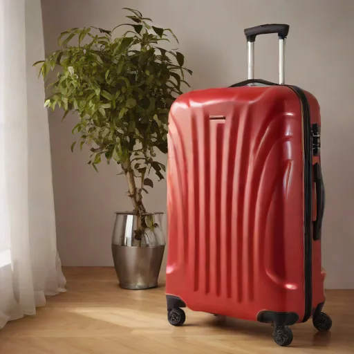 Valise Samsonite Cosmolite 75cm rouge - Photo 3