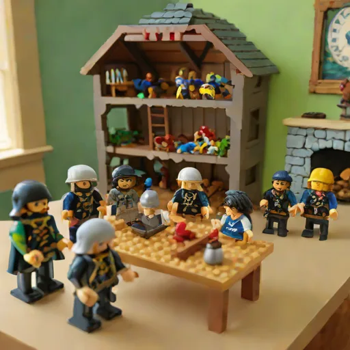 Lot Playmobil château + pirates 200 pcs - Photo 1