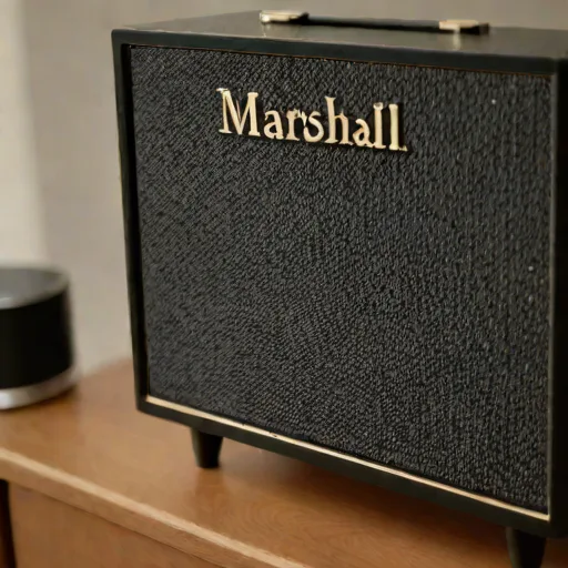 Enceinte Marshall Woburn III Noir - Photo 2
