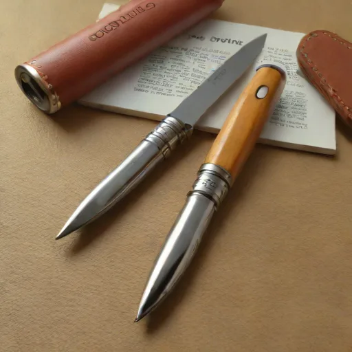 Couteau Opinel N°8 inox avec étui cuir