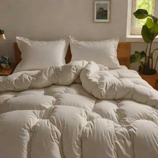 Couette duvet d'oie 240x260 hiver - Photo 3